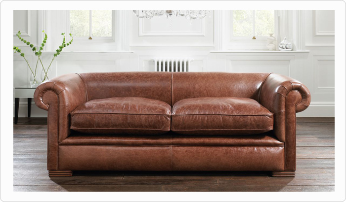 Leather sofa